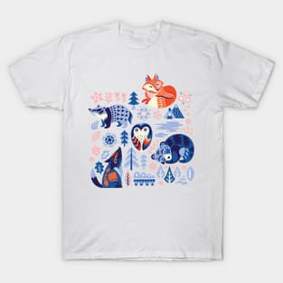 Scandinavian animals T-Shirt